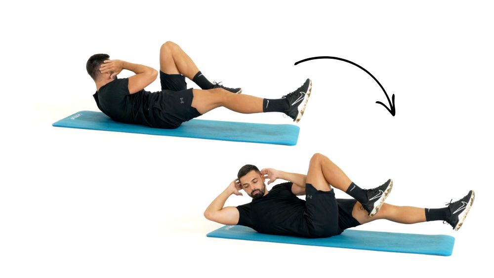 illustration de comment réaliser des Jumping Jack étape par étape Comment réaliser l'exercice du Bicycle crunch