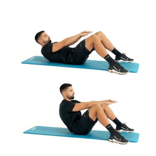 Crunchs-demonstration Comment réaliser des crunchs pour muscler les abdominaux