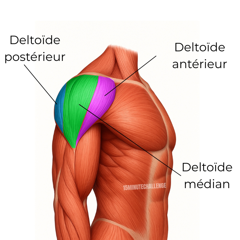 ANATOMIE-épaules-deltoide-muscle Anatomie des épaules - muscle - Deltoide- faisceaux épaules- muscles des épaules - schema