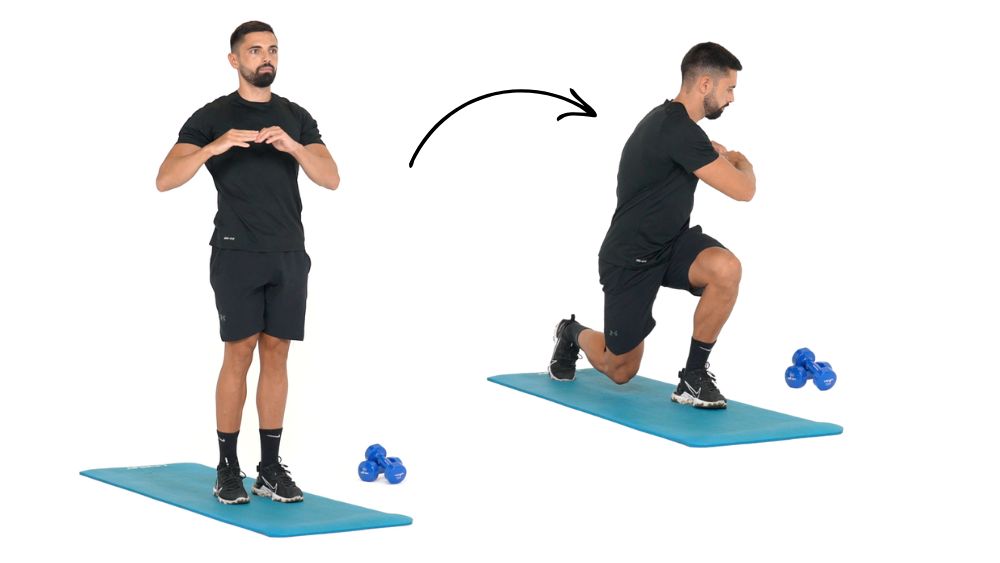 Comment réaliser l'exercice des fentes avec rotation de buste pour muscler les jambes