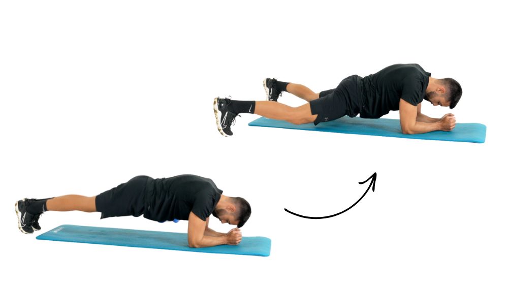 illustration de comment réaliser des Jumping Jack étape par étape Comment réaliser l'exercice du Plank Jacks