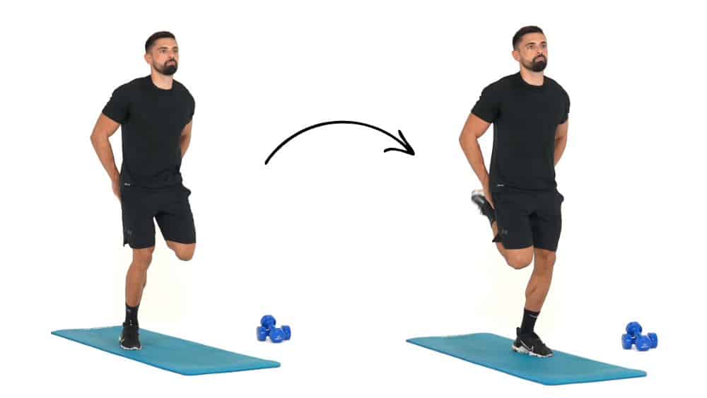 illustration de comment réaliser des Jumping Jack étape par étape Comment réaliser des Butt Kicks (talons fesses)