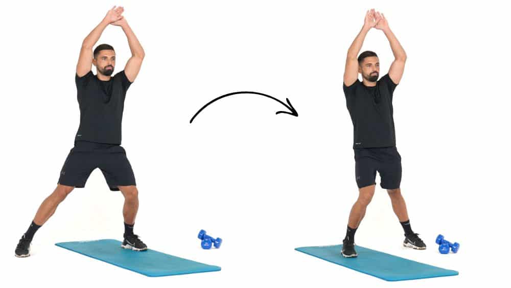illustration de comment réaliser des Jumping Jack étape par étape Comment réaliser l'exercice du Low Impact Jumping Jacks