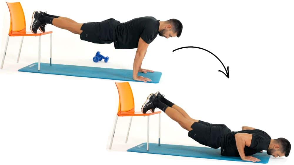 Comment réaliser des Pompes pieds surélevés