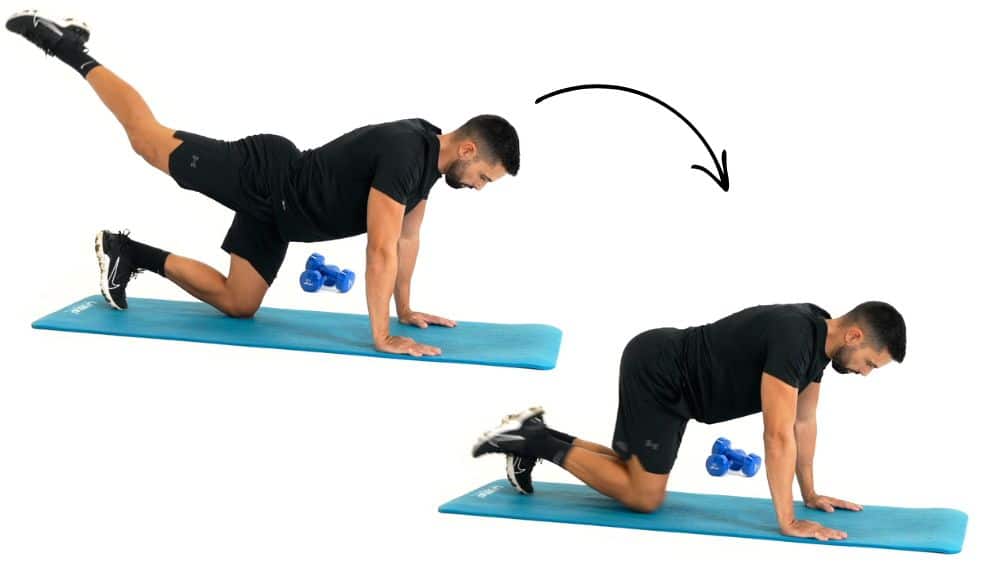 Comment réaliser l'exercice du Donkey Kicks