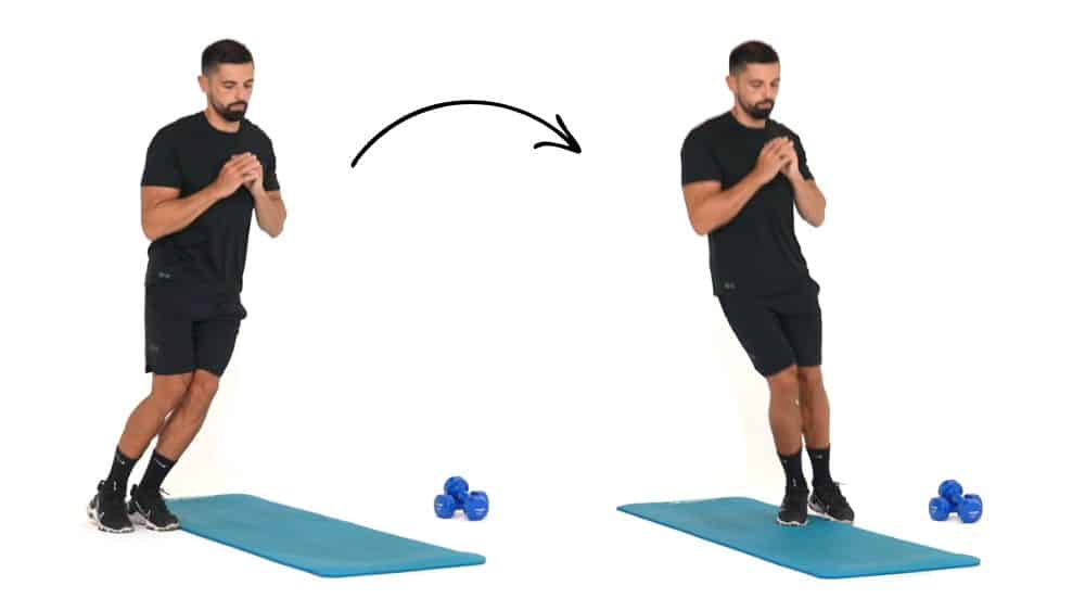 Comment réaliser l'exercice du Lateral Hops. Exercice de fitness et remise en forme à la maison