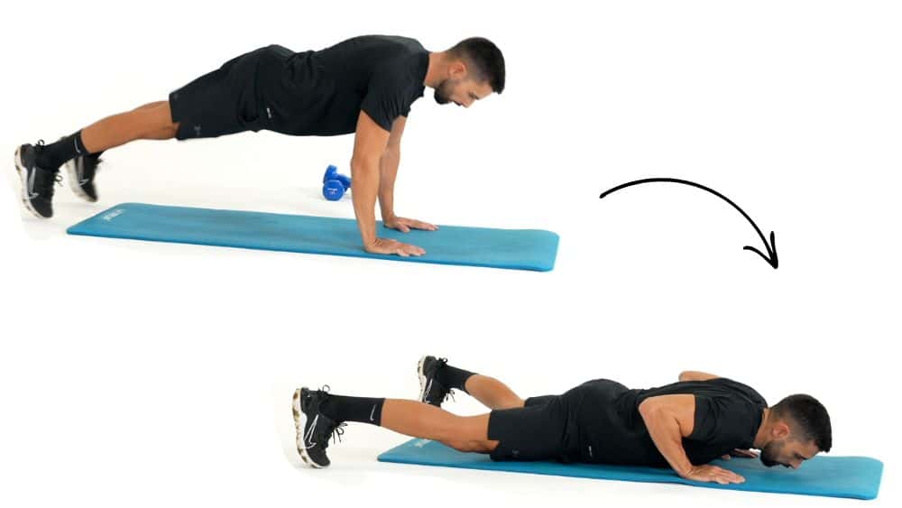 Comment réaliser l'exercice des Push-up Jacks. Exercice de fitness et remise en forme à la maison