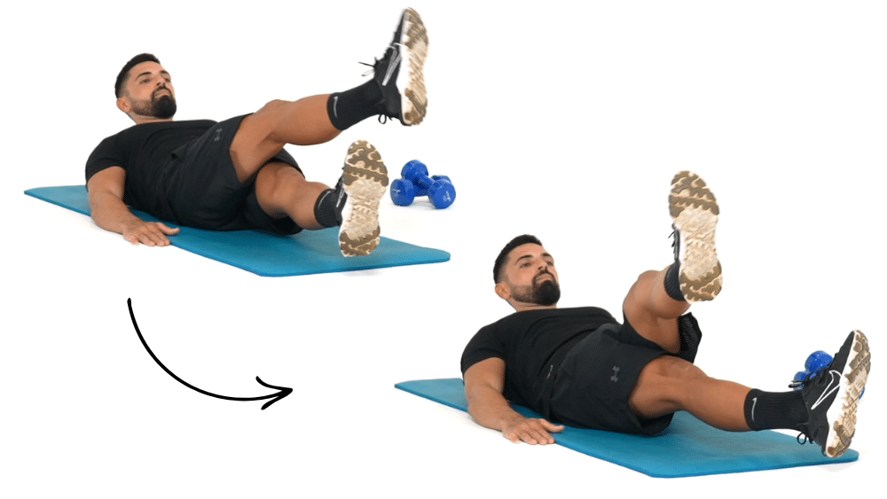 Comment réaliser l'exercice du Scissor Kicks