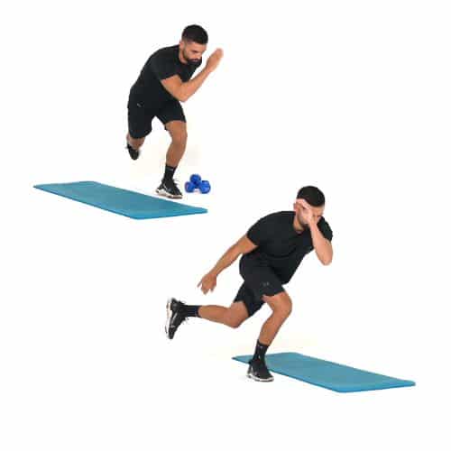 illustration de comment réaliser l'exercice du Skaters
