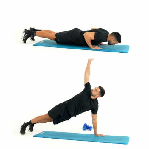 illustration de comment réaliser l'exercice des T-Push-ups