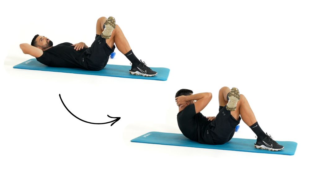 Comment réaliser l'exercice du Crunch Lateral. Exercice de fitness et remise en forme à la maison.