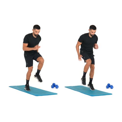 illustration de comment réaliser l'exercice du Fast Feet