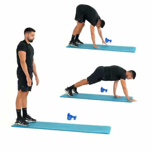 Comment réaliser l'exercice du Inchworms. Exercice de fitness et remise en forme à la maison.