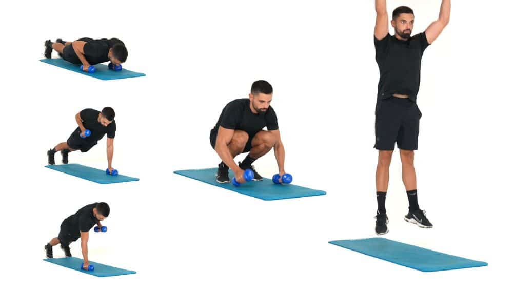 Comment réaliser l'exercice du Man Maker. Exercice de fitness et remise en forme à la maison.