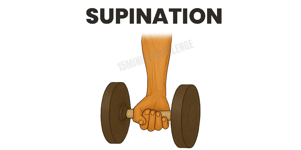 prise supination musculation haltère