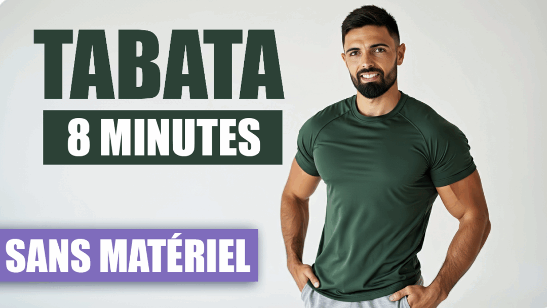 TABATA Débutant 8 Minutes – Entraînement à la Maison Sans Matériel
