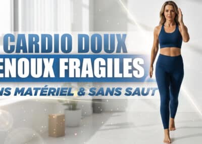 Cardio Doux Sans Saut – 15 Minutes de HIIT Low Impact à la Maison
