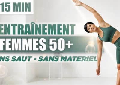 Séance FEMMES – Sans Impact à la Maison – 15 Minutes – Jambes et Abdos