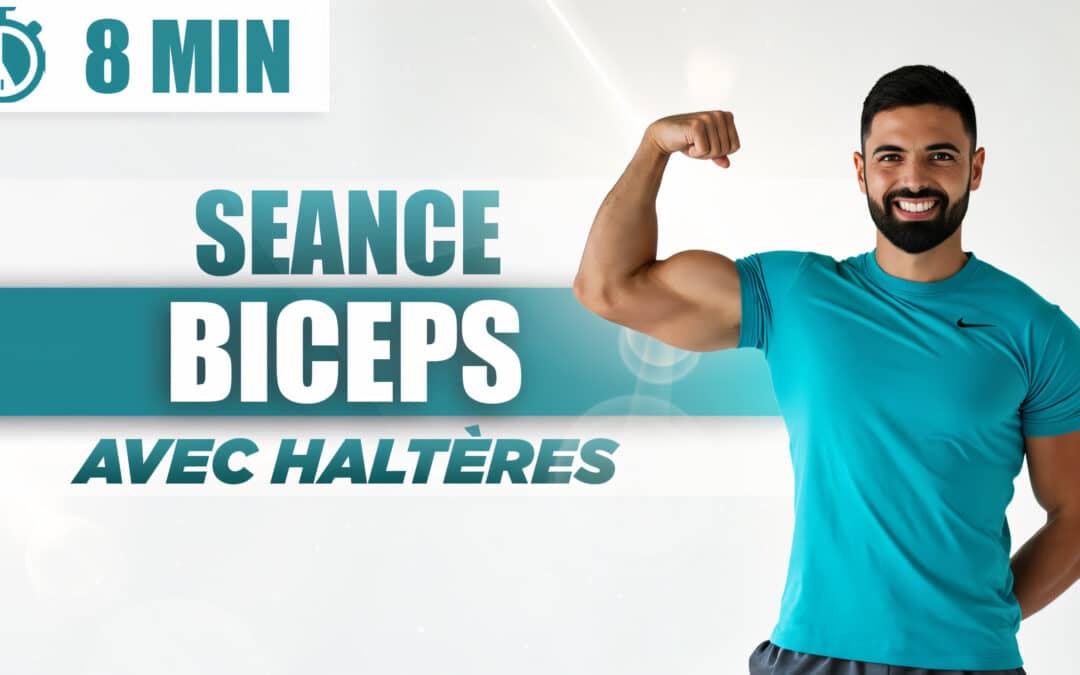 Séance Biceps 8 Minutes à la Maison avec Haltères | Bras Fermes & Tonifiés