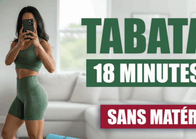 TABATA Confirmé 18 Minutes – Entraînement Intense à la Maison Sans Matériel
