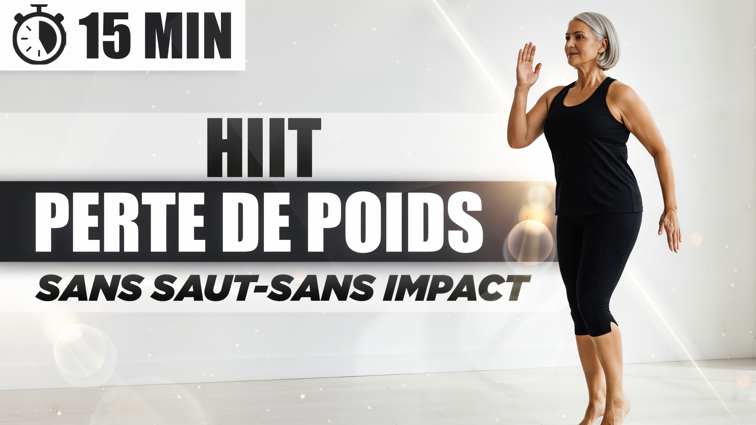 HIIT Sans Impact – 15 Minutes Brûle-Graisse | Spécial Perte de Poids à la Maison